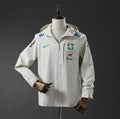 Veste Brésil Coupe-Vent Blanche 2024 2025
