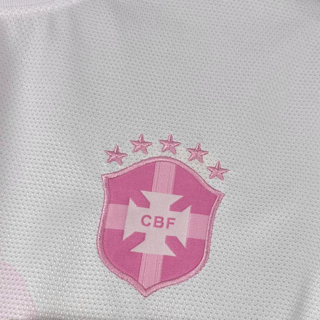 Maillot Brésil Concept Rose & Blanc 2025-26