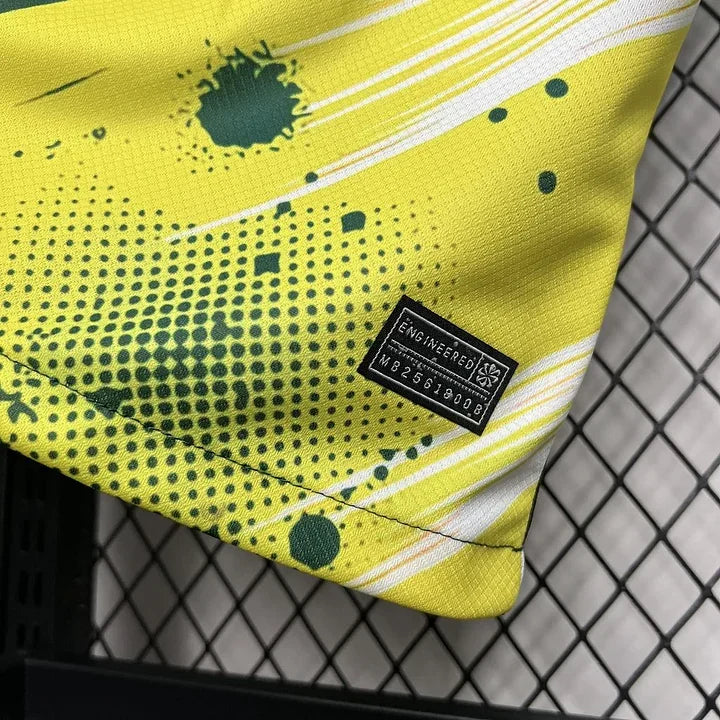 Maillot Brésil Concept Vert Jaune Aigle 2024-25