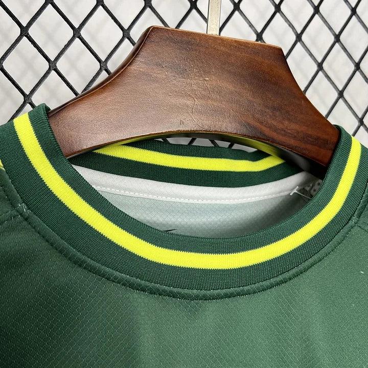 Maillot Brésil Concept Vert Jaune Aigle 2024-25