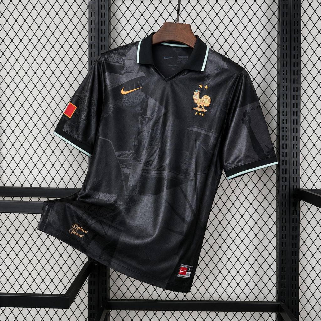 Maillot Équipe de France Noir Energy