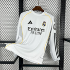 Maillot Real Madrid Domicile 2025/2026 Manches Longues
