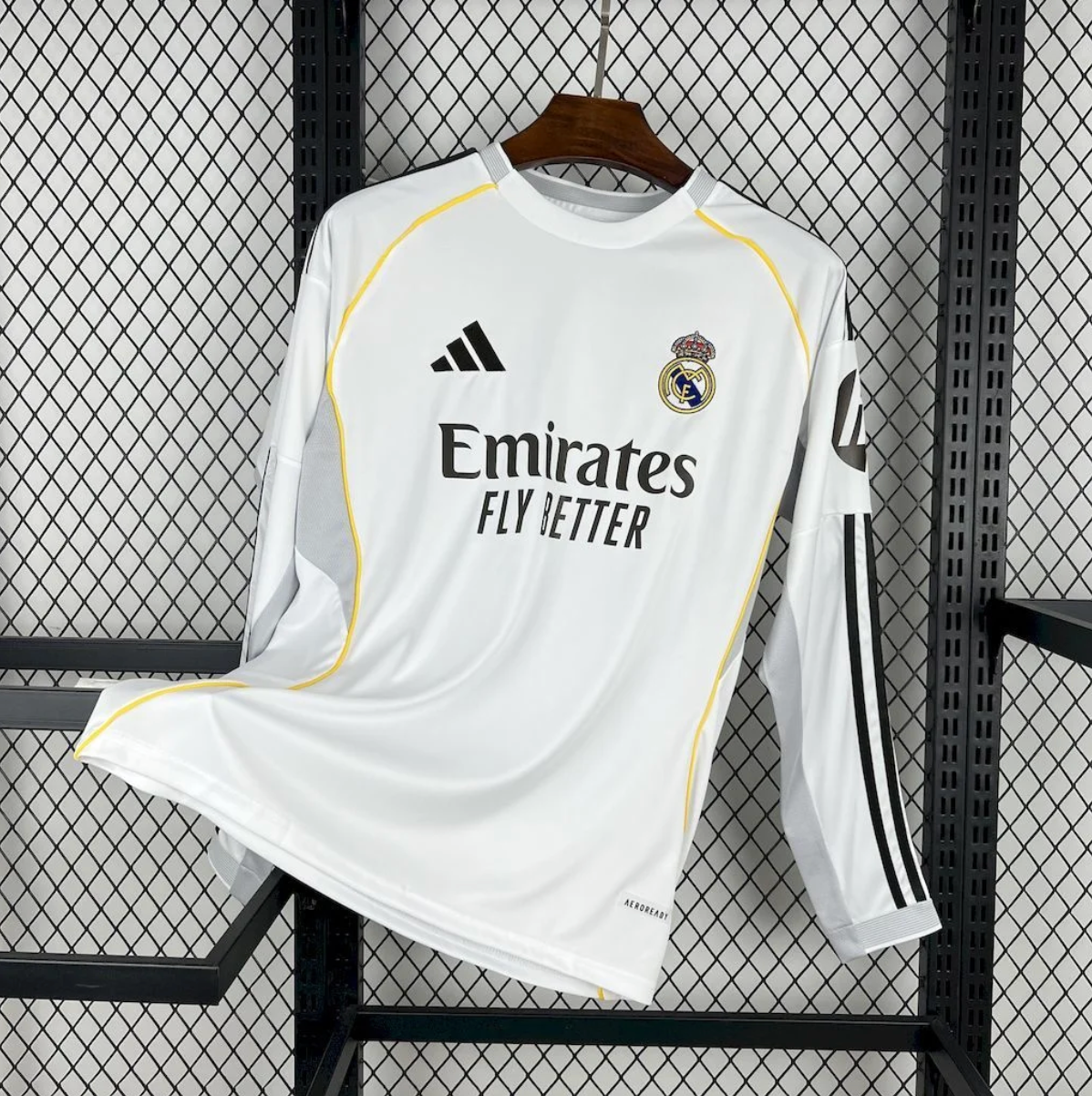 Maillot Real Madrid Domicile 2025/2026 Manches Longues