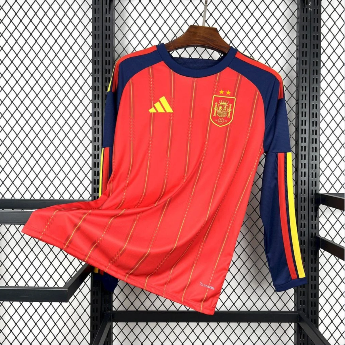 Maillot Espagne Domicile 2 Étoiles 2026/2027 Manches Longues