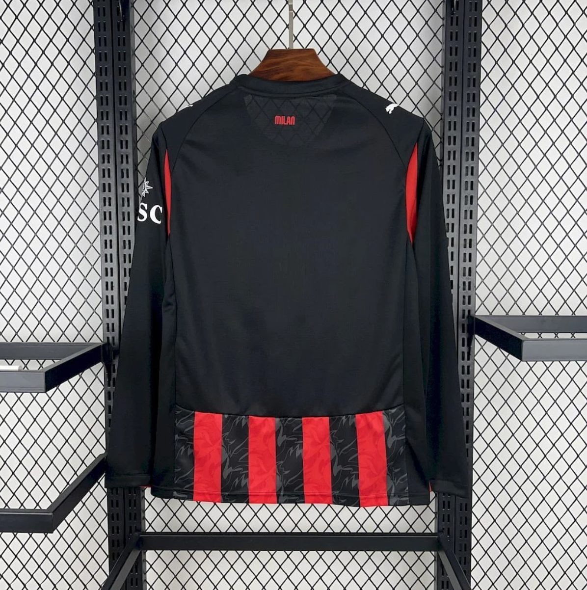 Maillot AC Milan Domicile 2025/2026 Manches Longues
