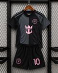 Maillot Inter Miami Extérieur Noir Enfant 2024 2025