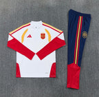 Ensemble Espagne – Manches Longues 2026/27 (Blanc)