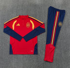 Ensemble Espagne – Manches Longues 2026/27 (Rouge)