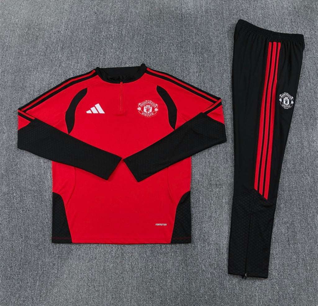 Ensemble Manchester United – Manches Longues 2026/27 (Rouge)