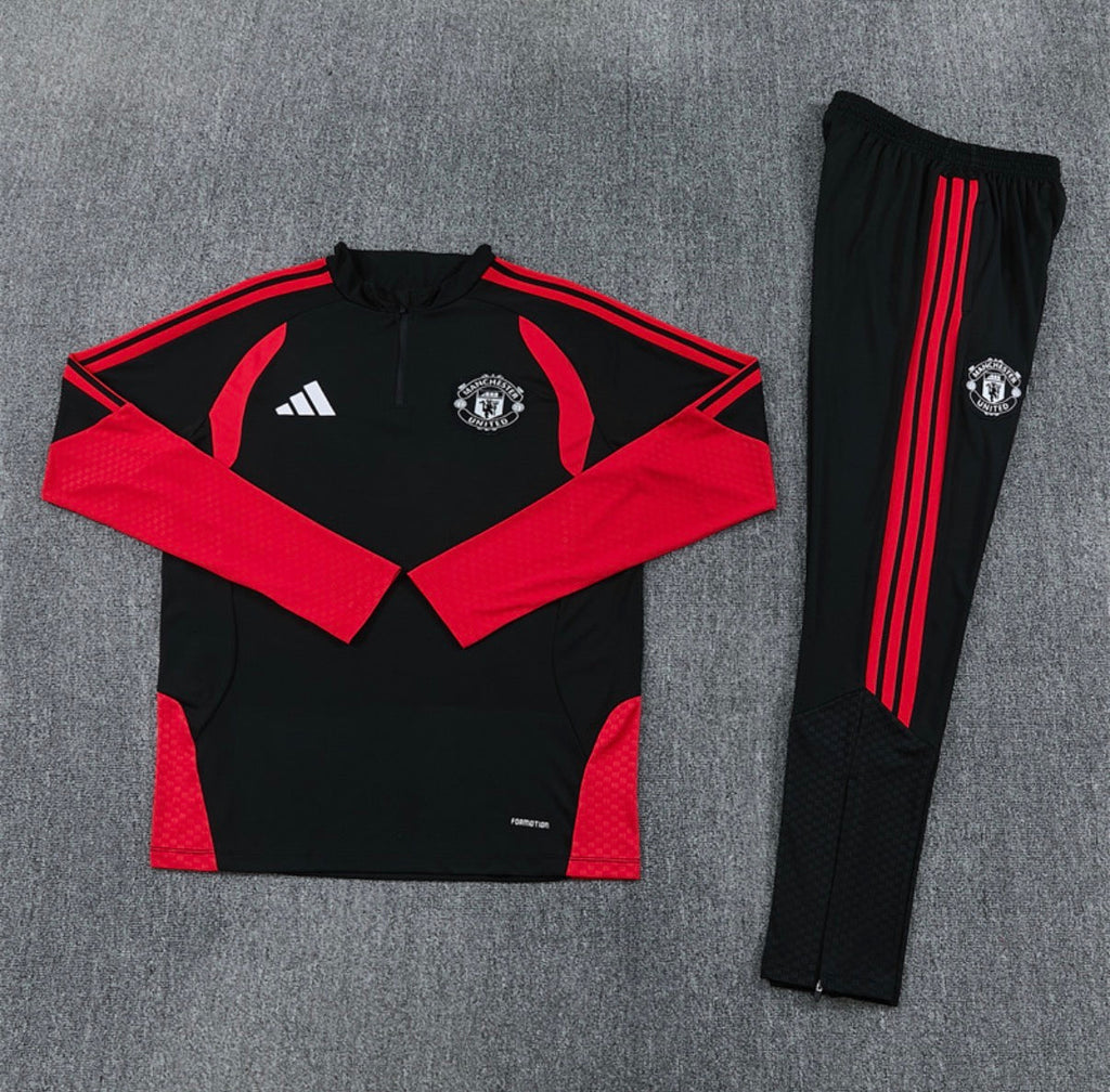 Ensemble Manchester United – Manches Longues 2026/27 (Noir)