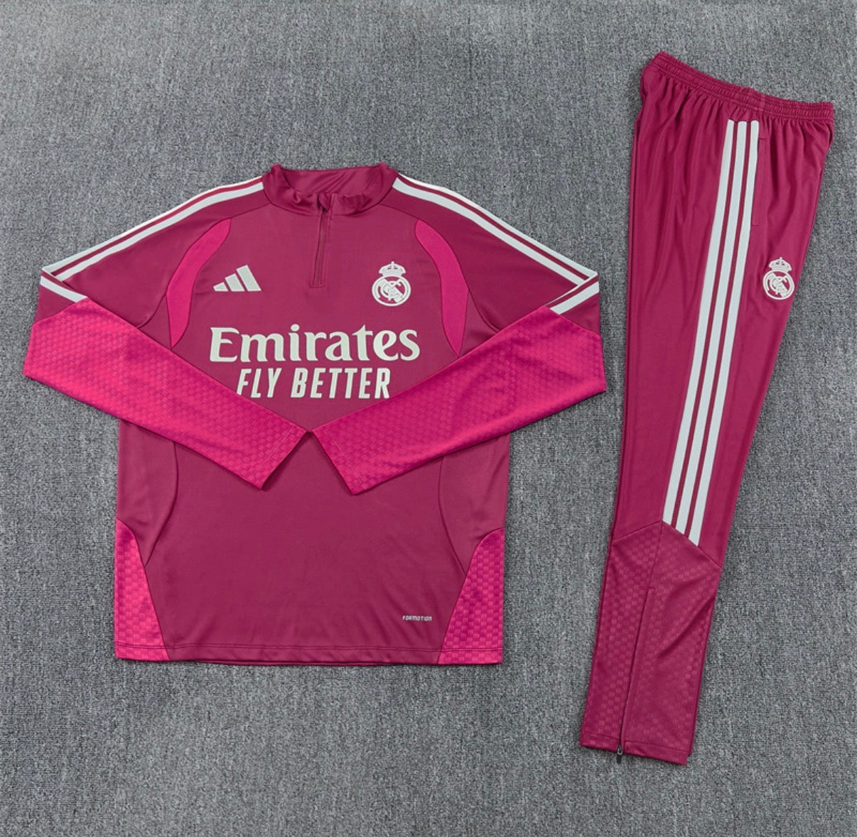 Ensemble Real Madrid – Manches Longues 2026/27 (Rose)