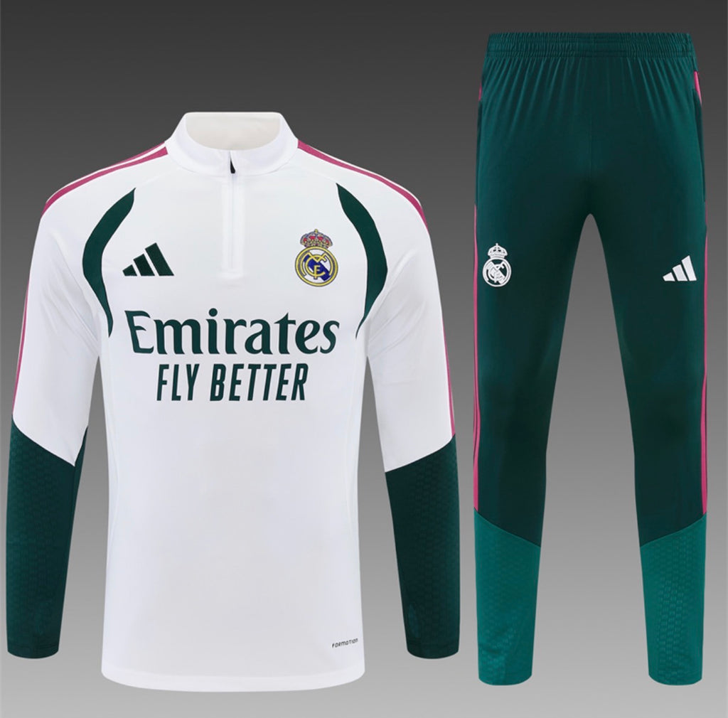 Ensemble Real Madrid Manches Longues - face