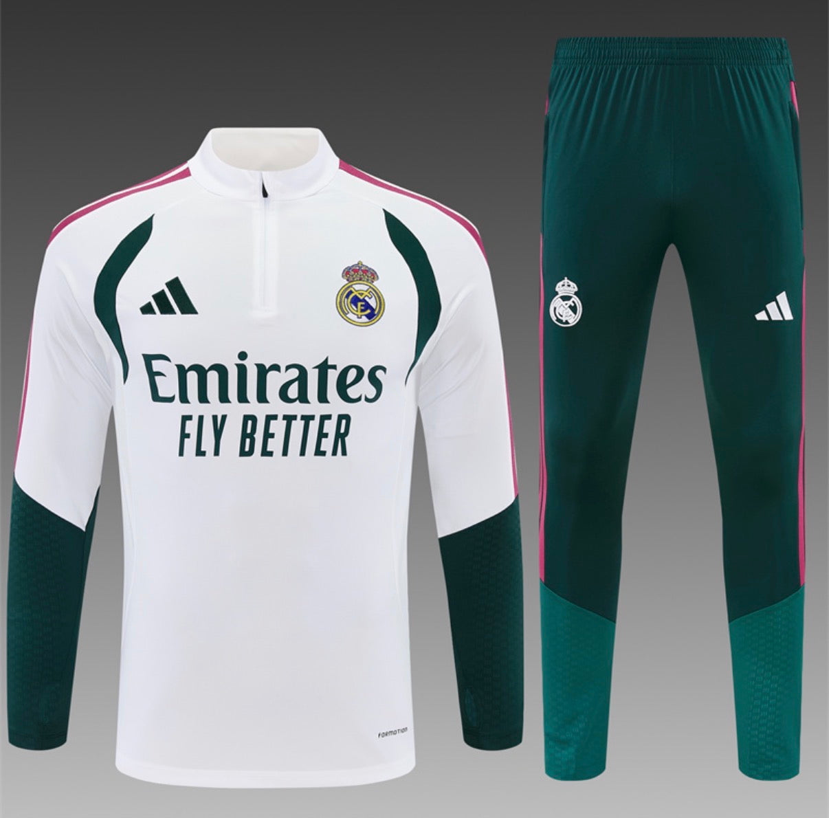 Ensemble Real Madrid Manches Longues - face