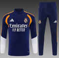 Ensemble Real Madrid Manches Longues marine - face