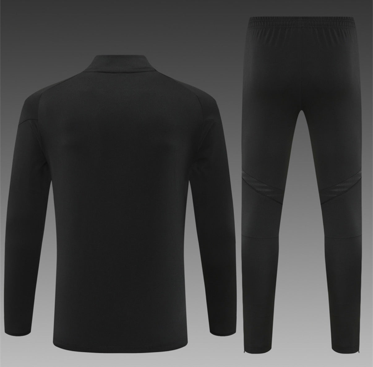 Ensemble Real Madrid Manches Longues noir crackle - dos