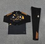 Ensemble Real Madrid Manches Longues noir crackle - à plat