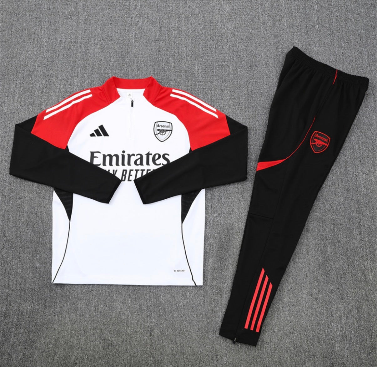 Ensemble Arsenal blanc Manches Longues - à plat