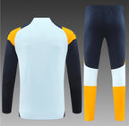 Ensemble Real Madrid blanc marine Manches Longues - dos