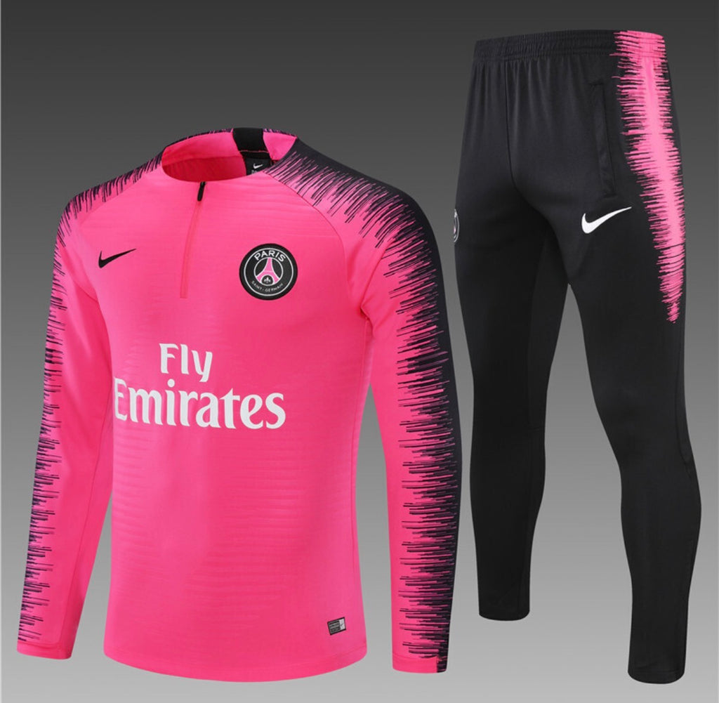 Ensemble PSG rose Manches Longues - face