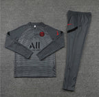 Ensemble PSG gris Manches Longues - à plat