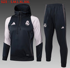 Ensemble Real Madrid Noir/Gris - face