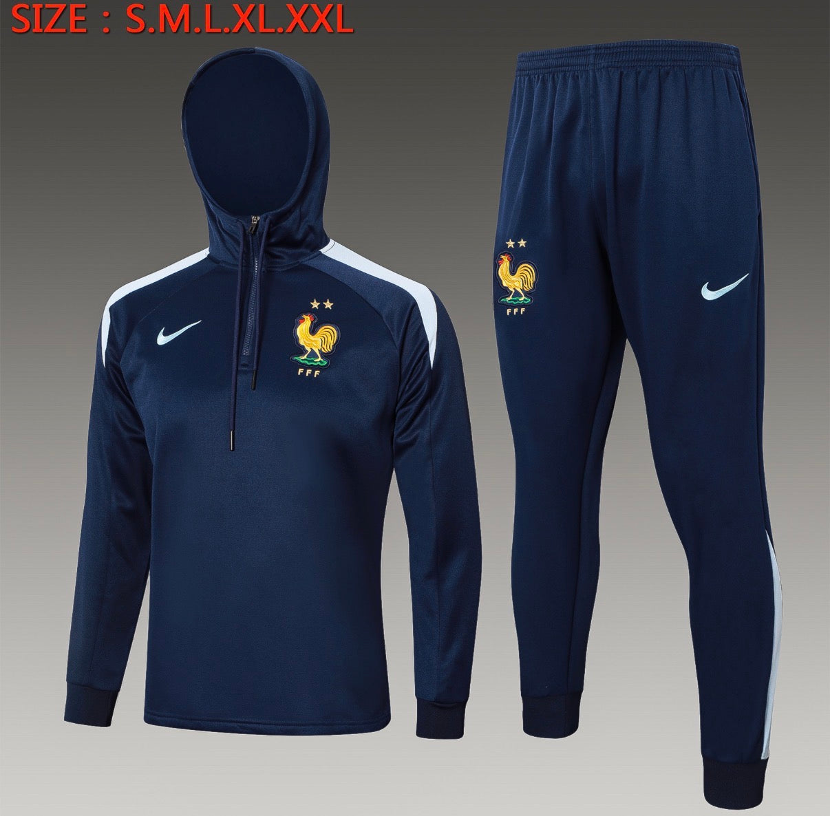 Ensemble France Bleu Marine - face