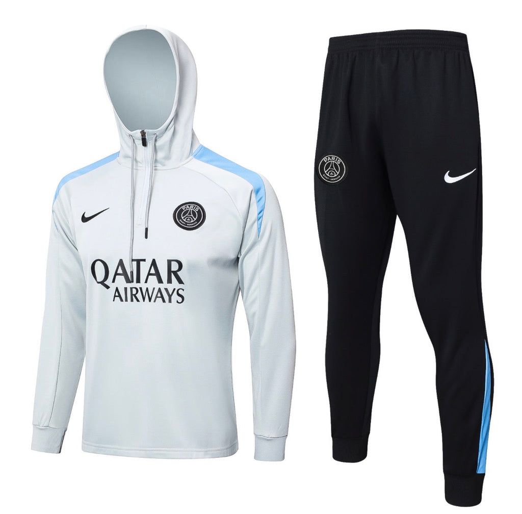 Ensemble PSG Blanc/Bleu - face