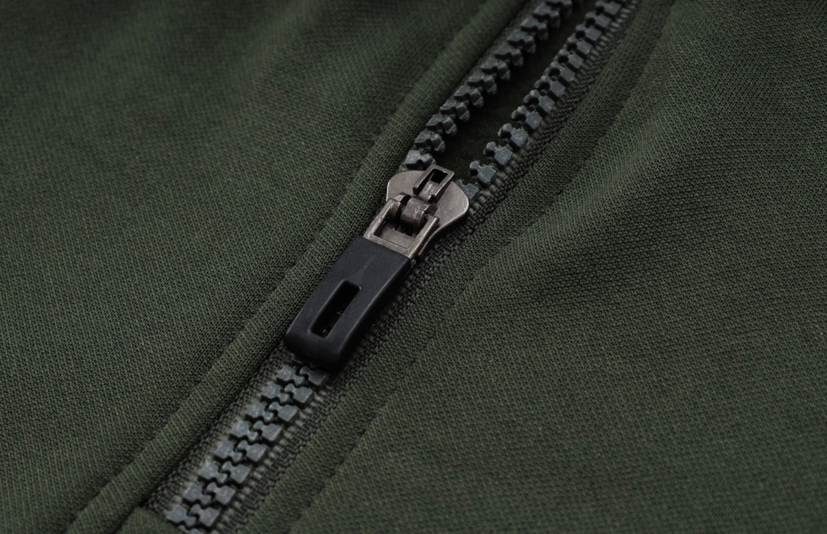 Ensemble Barcelone Kaki - détail zip