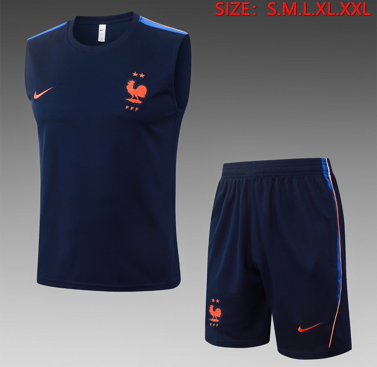 Ensemble Débardeur Short France face
