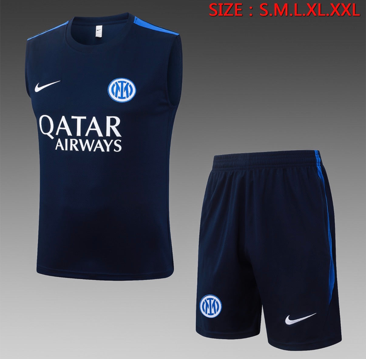 Ensemble Débardeur Short Inter Milan face