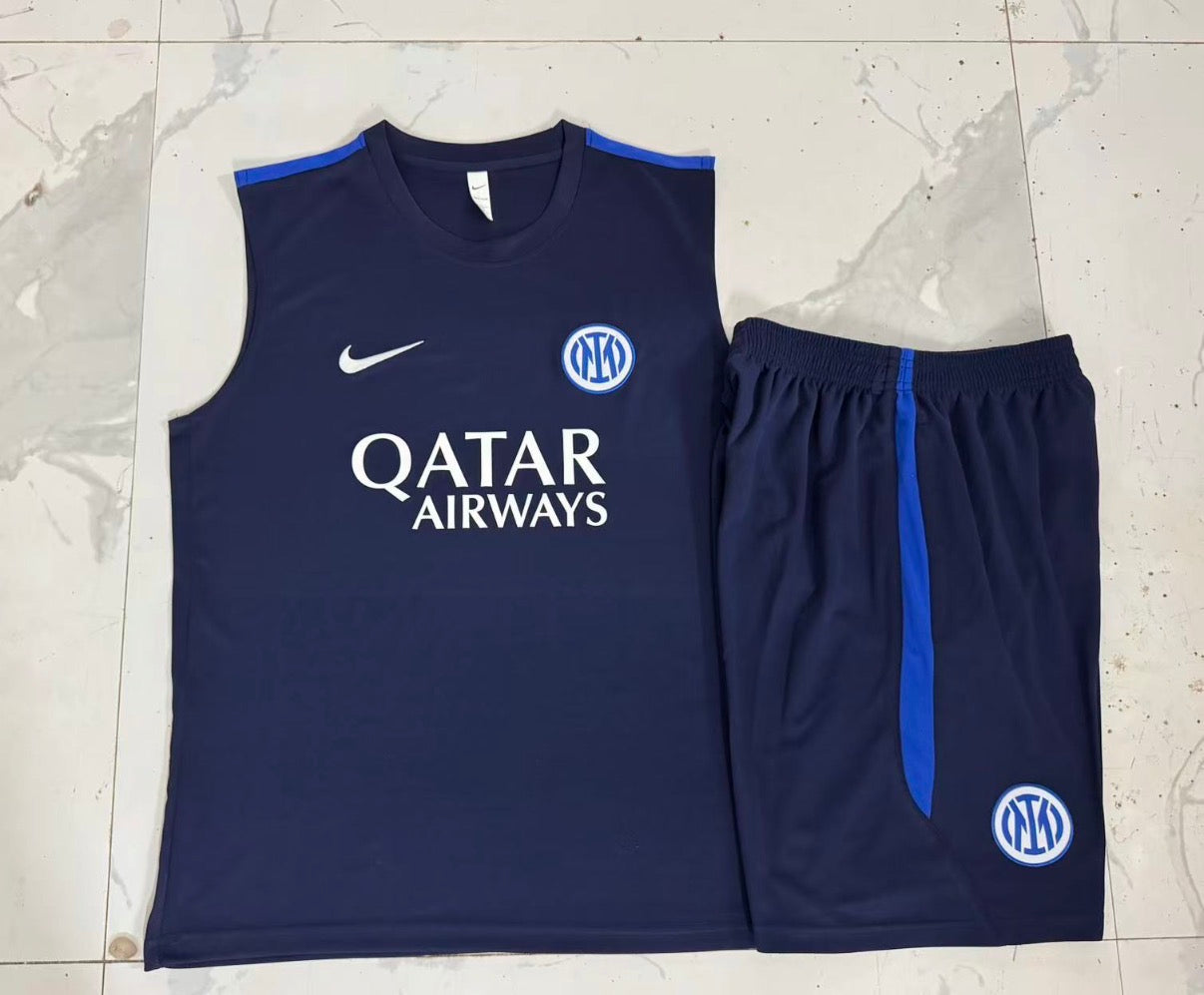 Ensemble Débardeur Short Inter Milan face marbre
