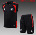 Ensemble Débardeur Short Manchester United Noir face