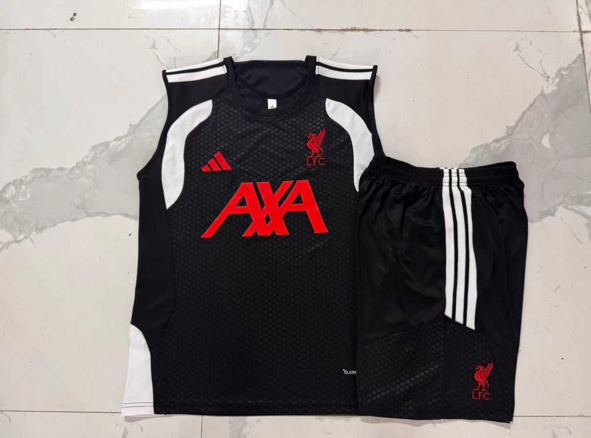Ensemble Débardeur Short Liverpool Noir face marbre