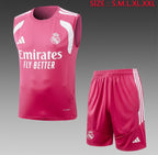 Ensemble Débardeur Short Real Madrid Rose face