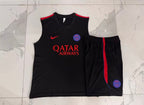 Ensemble Débardeur Short PSG Noir face marbre