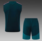 Ensemble Débardeur Short Real Madrid Vert dos