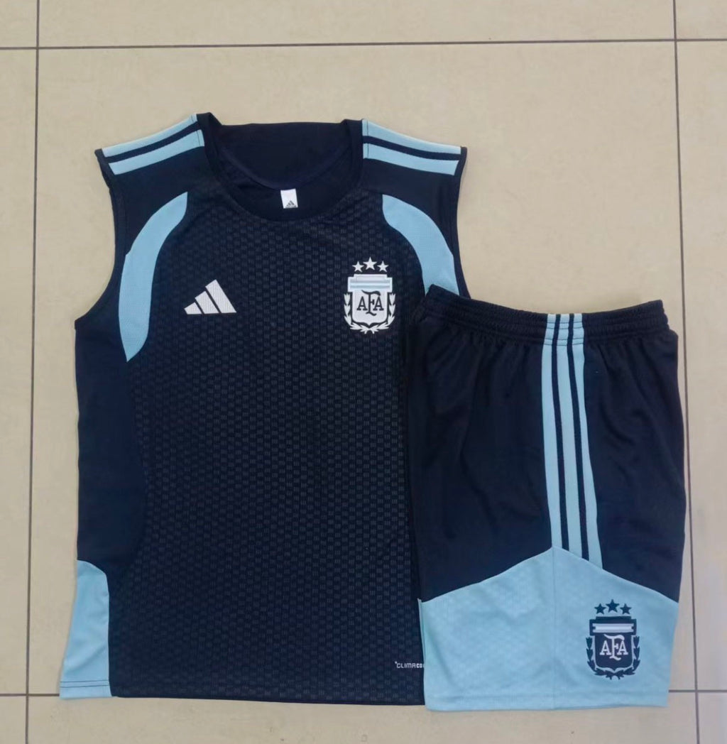 Ensemble Débardeur Short Argentine face marbre