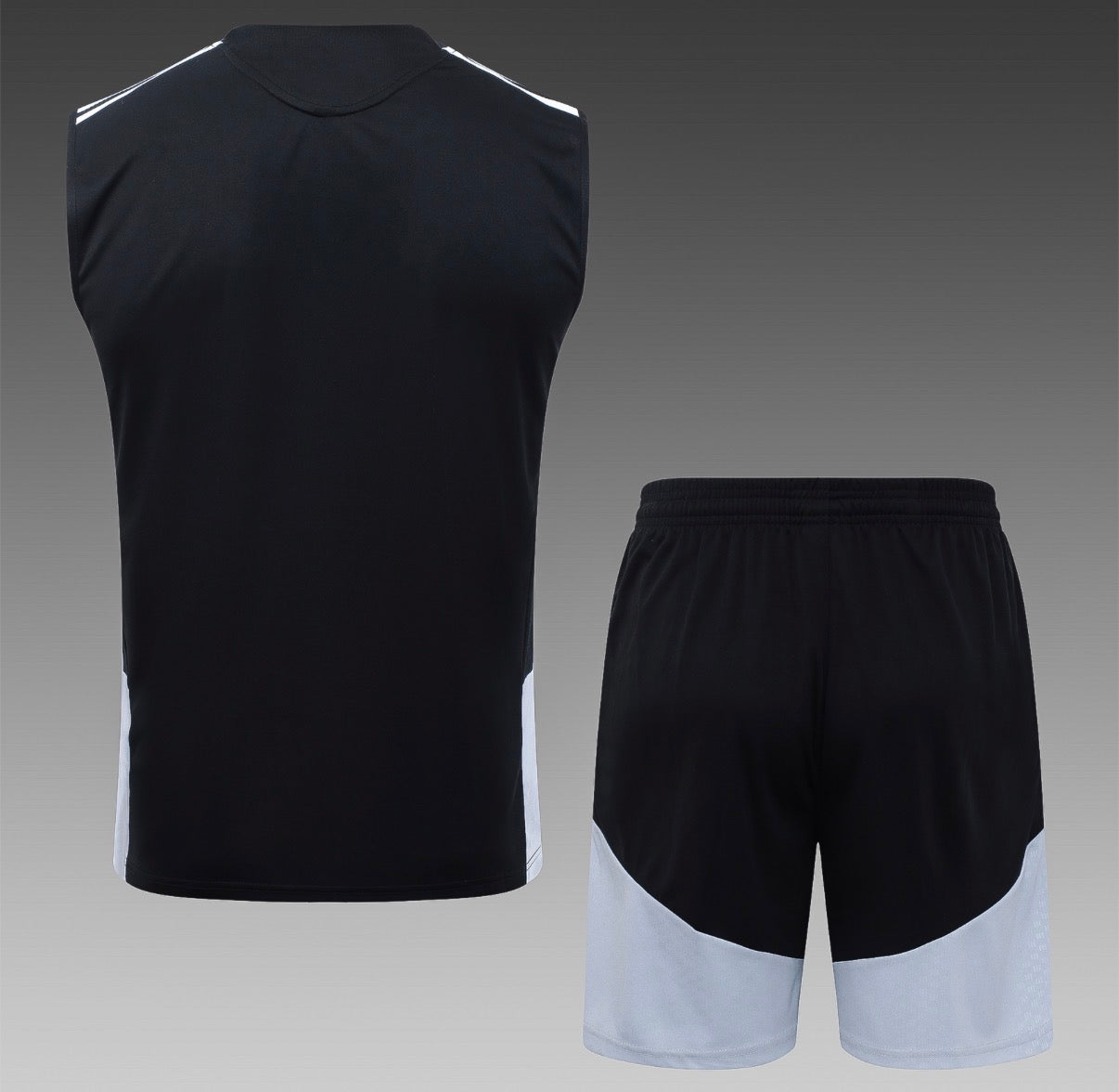 Ensemble Débardeur Short Real Madrid Noir dos