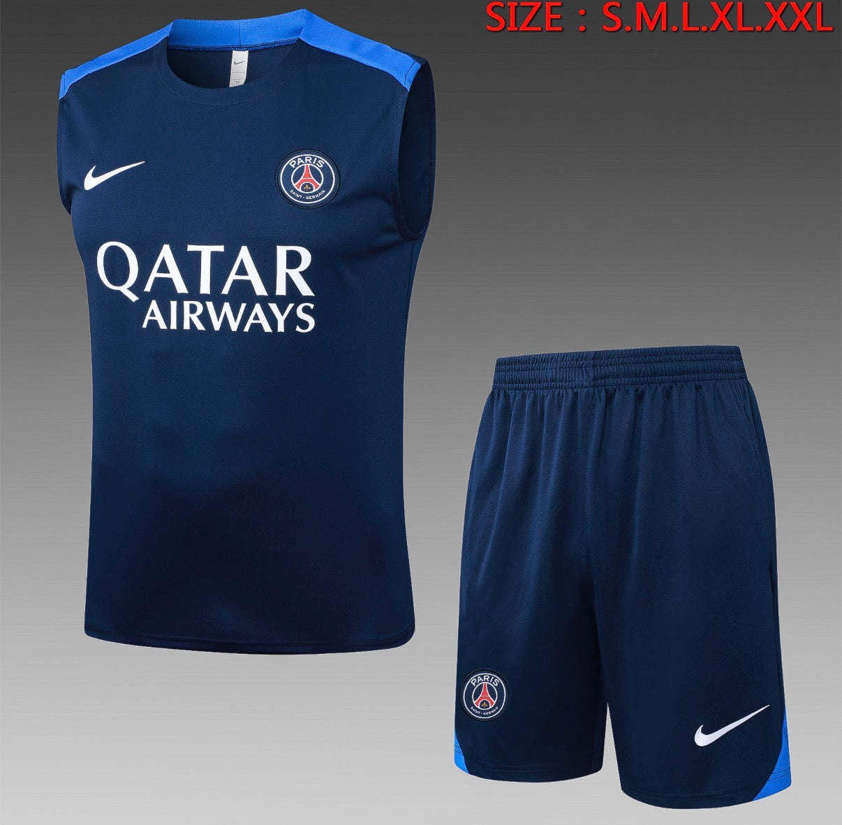 Ensemble Débardeur Short PSG Marine face