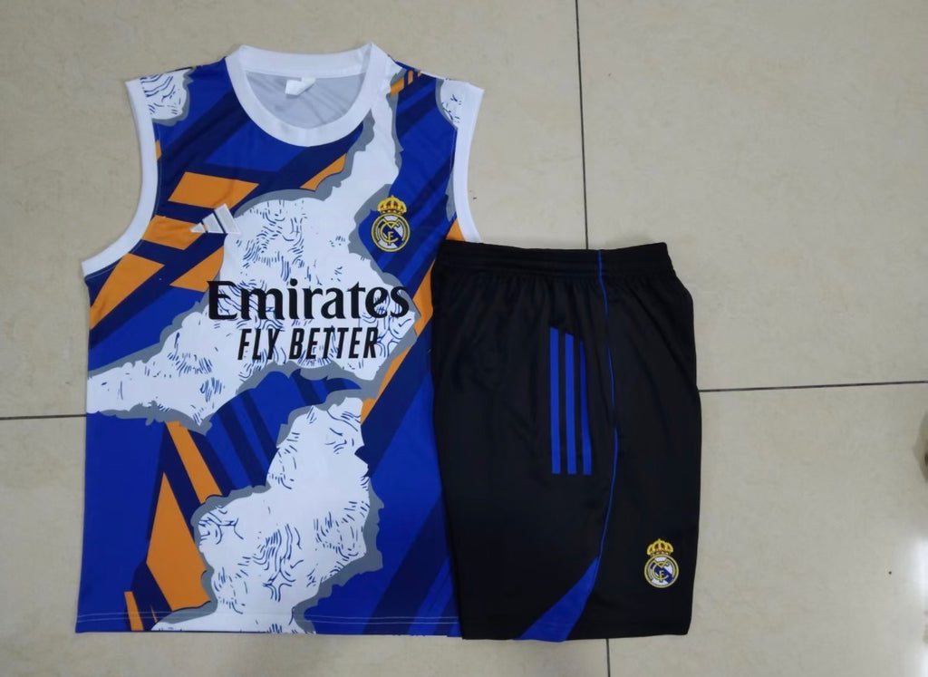 Ensemble Débardeur Short Real Madrid Concept face marbre