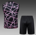 Ensemble Débardeur Short PSG Jordan Noir Rose dos
