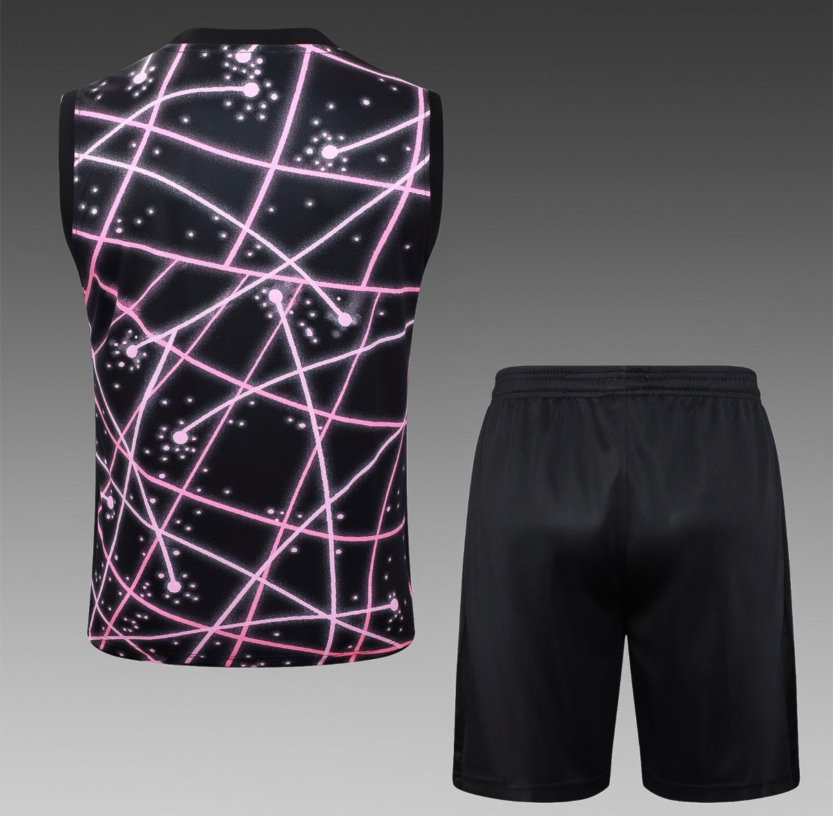 Ensemble Débardeur Short PSG Jordan Noir Rose dos