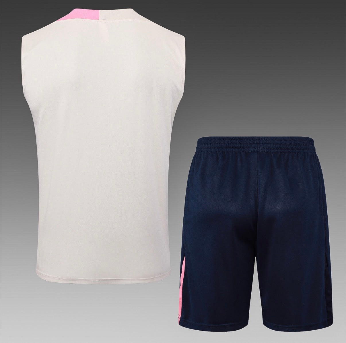 Ensemble Débardeur Short FC Barcelone Beige dos