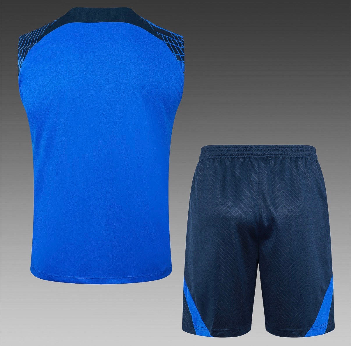 Ensemble Débardeur Short France Bleu dos
