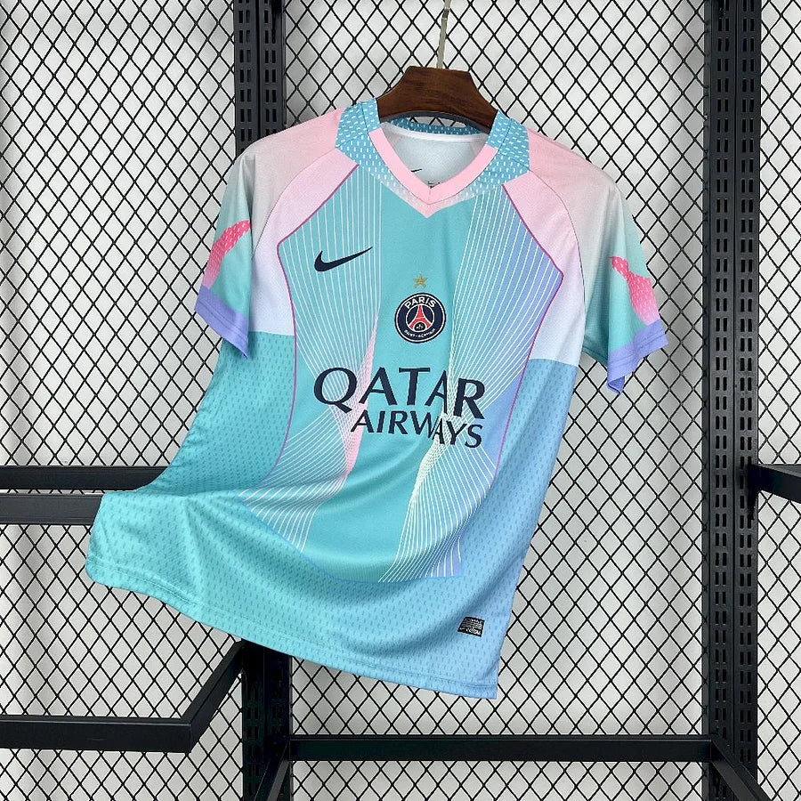PSG Paris Saint Germain maillot foot concept pastel 2025 2026